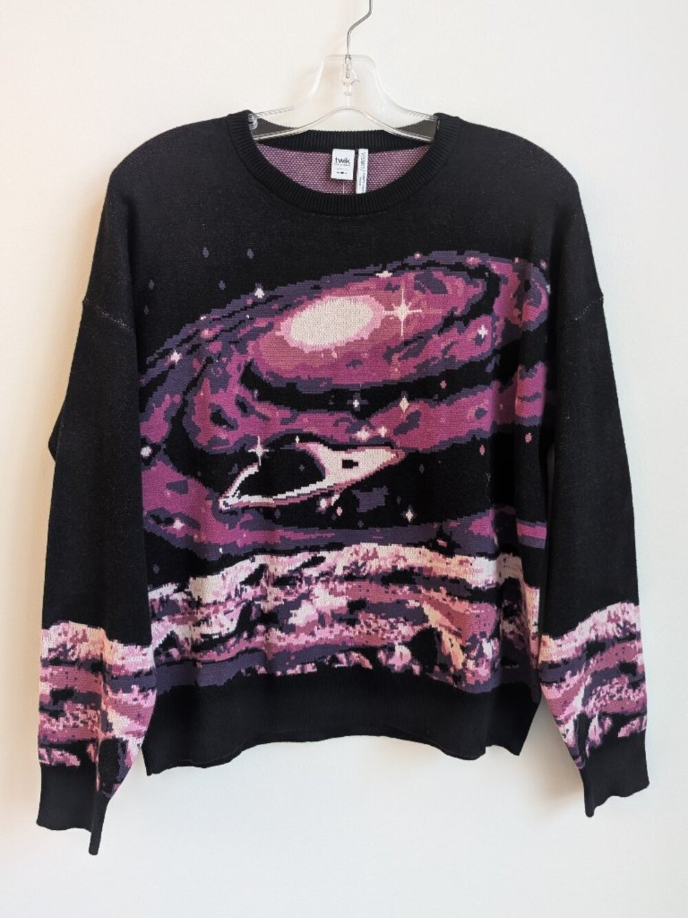 NWT TWIK (Simons) Galaxy Print Knit Sweater | Medium